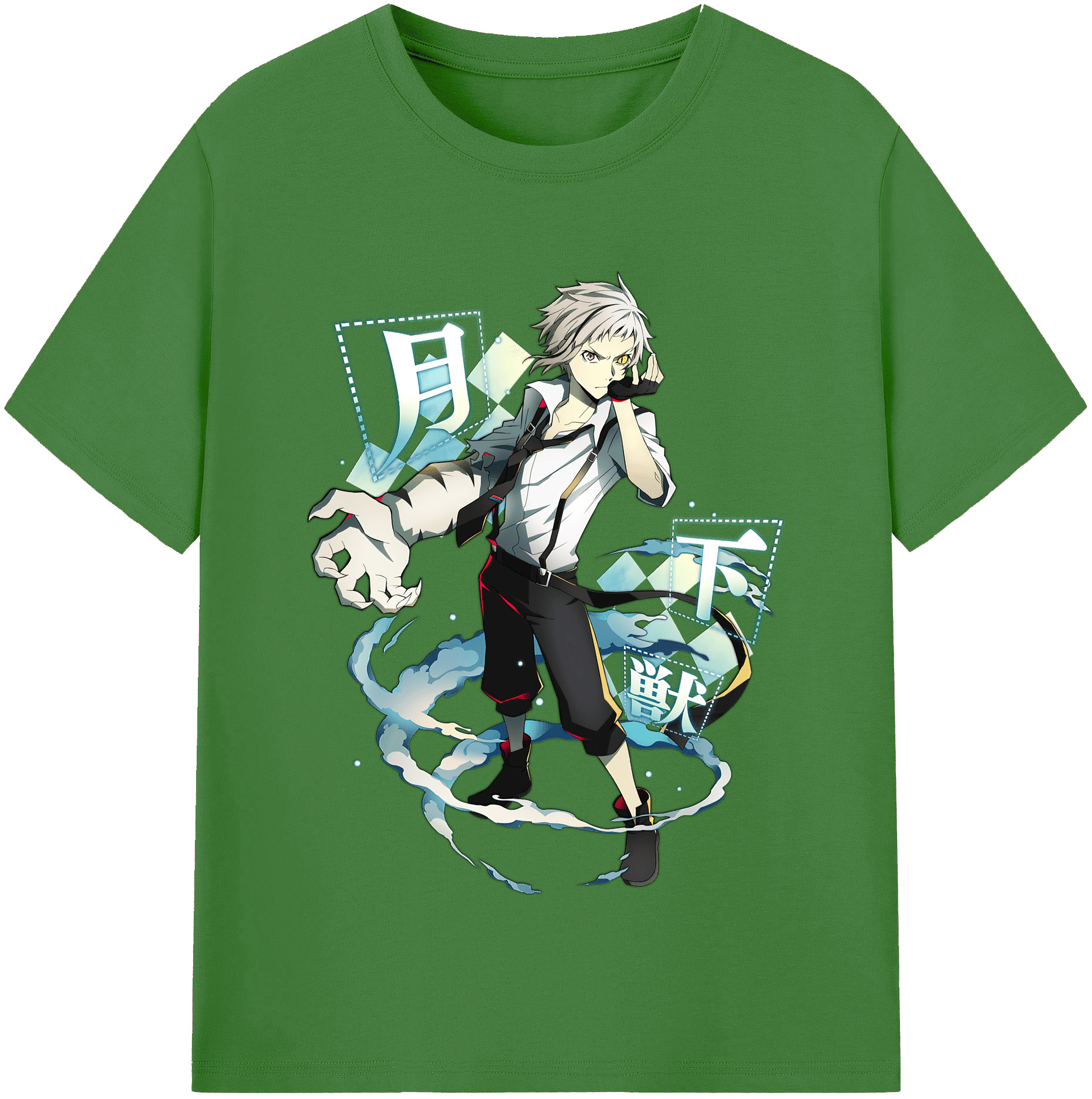 （画像用） 文豪ストレイドッグス Bungo Stray Dogs レディースカジュアルプリントTシャツ（綿100％）